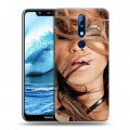 Дизайнерский силиконовый чехол для Nokia 5.1 Plus Дженнифер Лопес