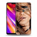 Дизайнерский пластиковый чехол для LG G8 ThinQ Дженнифер Лопес