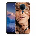 Дизайнерский силиконовый чехол для Nokia 5.4 Дженнифер Лопес