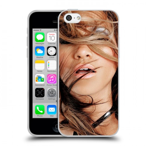 Дизайнерский пластиковый чехол для Iphone 5c Дженнифер Лопес