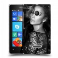 Дизайнерский пластиковый чехол для Microsoft Lumia 435 Дженнифер Лопес