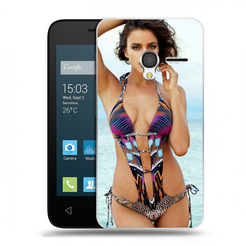 Дизайнерский пластиковый чехол для Alcatel One Touch Pixi 3 (4.5) Ирина Шейк