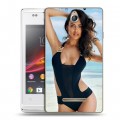 Дизайнерский пластиковый чехол для Sony Xperia E Ирина Шейк