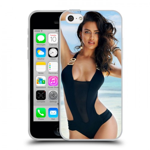 Дизайнерский пластиковый чехол для Iphone 5c Ирина Шейк