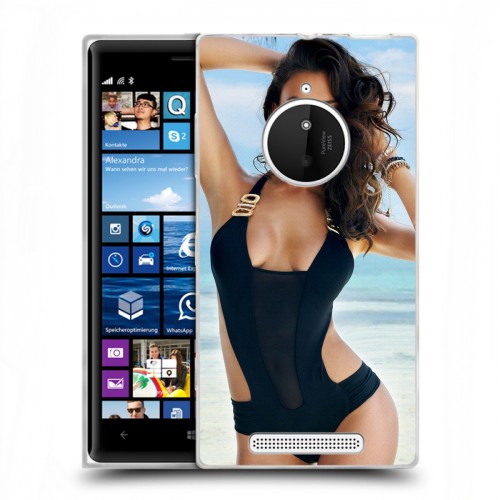 Дизайнерский пластиковый чехол для Nokia Lumia 830 Ирина Шейк