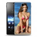 Дизайнерский пластиковый чехол для Sony Xperia TX Ирина Шейк