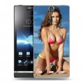 Дизайнерский пластиковый чехол для Sony Xperia S Ирина Шейк