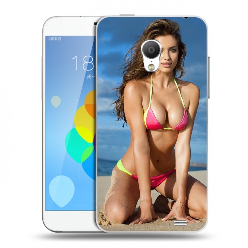 Дизайнерский силиконовый чехол для  Meizu MX3 Ирина Шейк