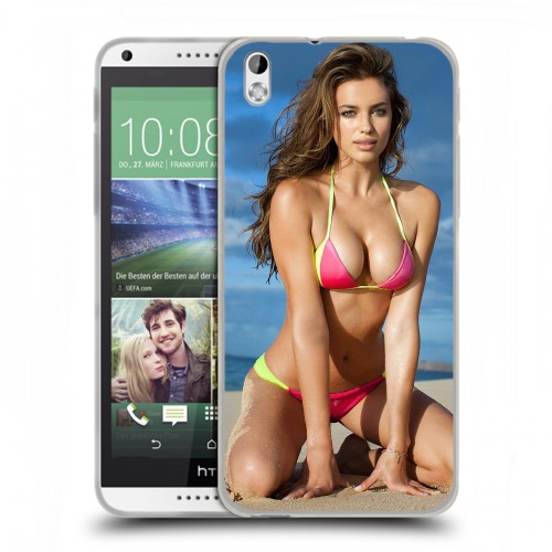 Дизайнерский пластиковый чехол для HTC Desire 816 Ирина Шейк