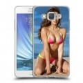 Дизайнерский пластиковый чехол для Samsung Galaxy A5 Ирина Шейк