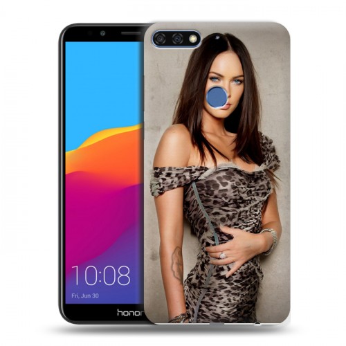 Дизайнерский пластиковый чехол для Huawei Honor 7C Pro Меган Фокс