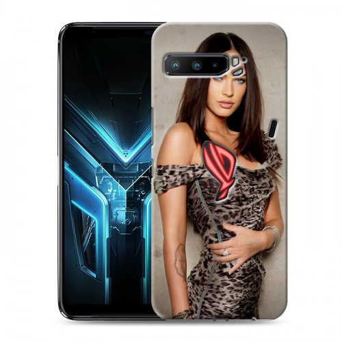 Дизайнерский силиконовый с усиленными углами чехол для ASUS ROG Phone 3 Меган Фокс