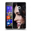 Дизайнерский пластиковый чехол для Microsoft Lumia 540 Меган Фокс