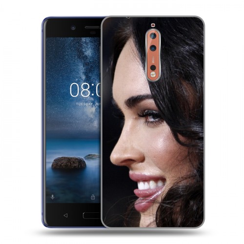 Дизайнерский пластиковый чехол для Nokia 8 Меган Фокс