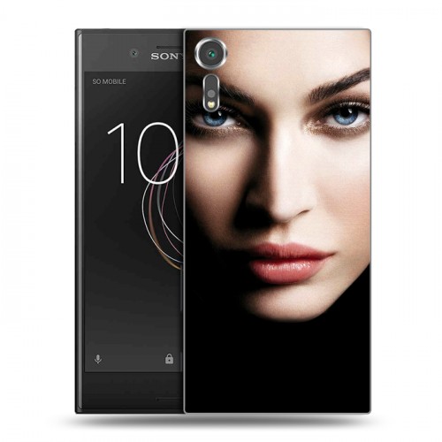 Дизайнерский пластиковый чехол для Sony Xperia XZs Меган Фокс