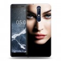 Дизайнерский пластиковый чехол для Nokia 5.1 Меган Фокс