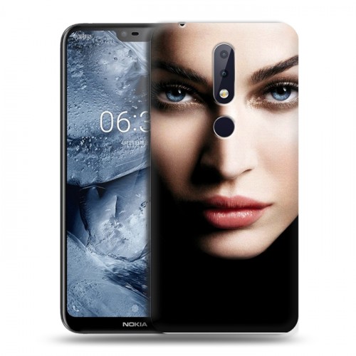 Дизайнерский силиконовый чехол для Nokia 6.1 Plus Меган Фокс