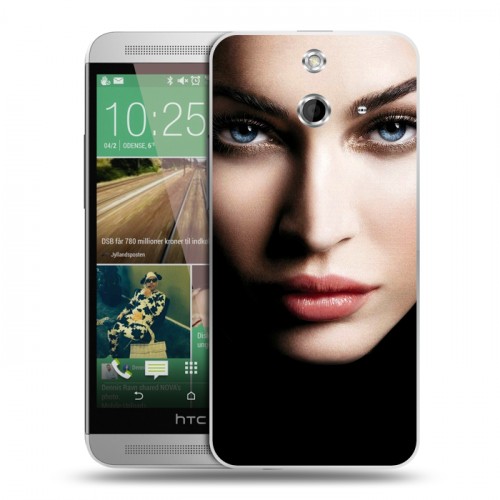Дизайнерский пластиковый чехол для HTC One E8 Меган Фокс