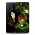 Дизайнерский пластиковый чехол для ZTE Nubia Z17 Новогодние шары