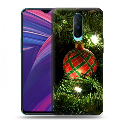 Дизайнерский пластиковый чехол для OPPO RX17 Pro Новогодние шары