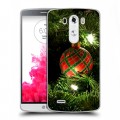 Дизайнерский пластиковый чехол для LG G3 (Dual-LTE) Новогодние шары