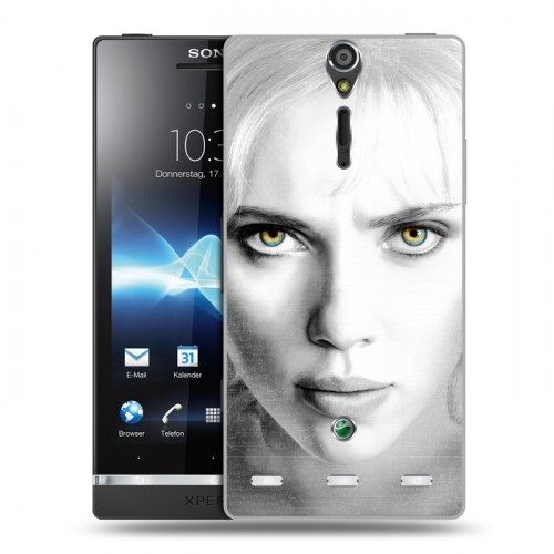 Дизайнерский пластиковый чехол для Sony Xperia S Скарлет Йохансон