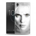 Дизайнерский пластиковый чехол для Sony Xperia L1 Скарлет Йохансон