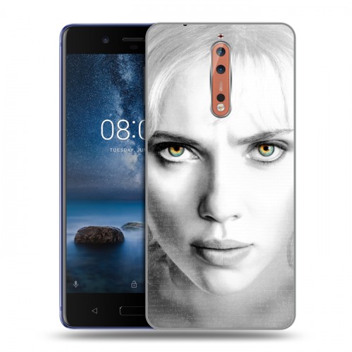 Дизайнерский пластиковый чехол для Nokia 8 Скарлет Йохансон