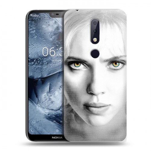 Дизайнерский пластиковый чехол для Nokia 6.1 Plus Скарлет Йохансон