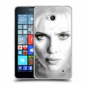 Дизайнерский пластиковый чехол для Microsoft Lumia 640 Скарлет Йохансон