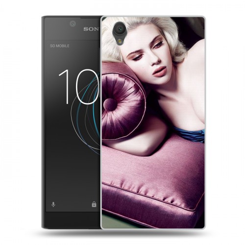 Дизайнерский пластиковый чехол для Sony Xperia L1 Скарлет Йохансон