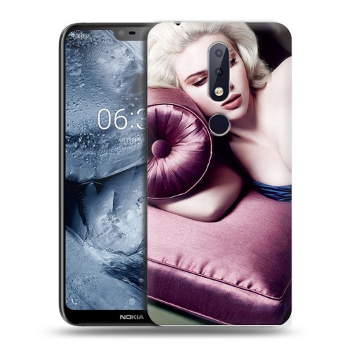 Дизайнерский пластиковый чехол для Nokia 6.1 Plus Скарлет Йохансон