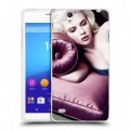 Дизайнерский пластиковый чехол для Sony Xperia C4 Скарлет Йохансон