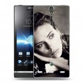 Дизайнерский пластиковый чехол для Sony Xperia S Скарлет Йохансон