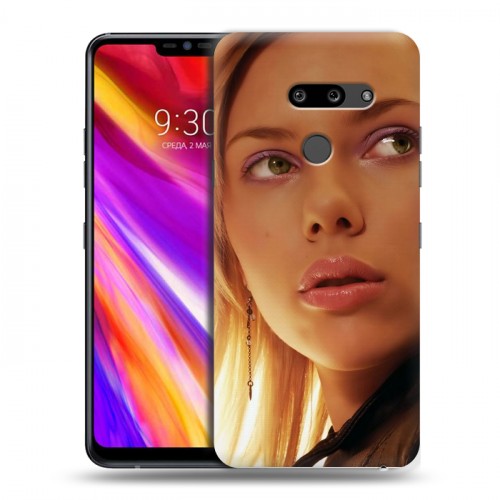 Дизайнерский пластиковый чехол для LG G8 ThinQ Скарлет Йохансон