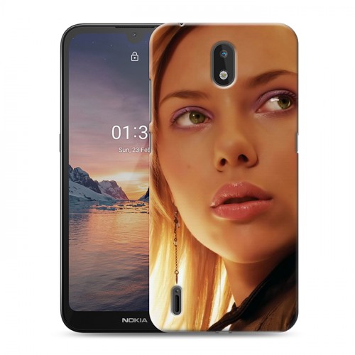 Дизайнерский силиконовый чехол для Nokia 1.3 Скарлет Йохансон