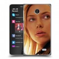 Дизайнерский пластиковый чехол для Nokia X Скарлет Йохансон