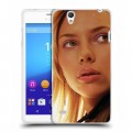 Дизайнерский пластиковый чехол для Sony Xperia C4 Скарлет Йохансон