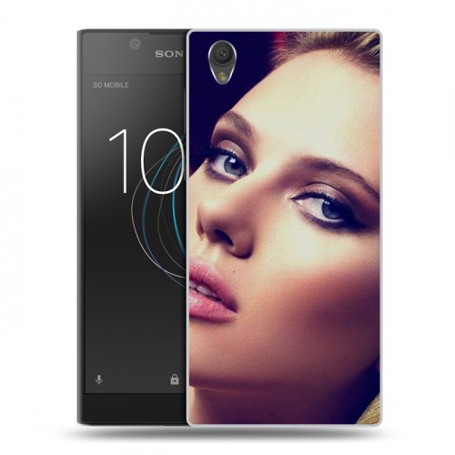 Дизайнерский пластиковый чехол для Sony Xperia L1 Скарлет Йохансон