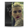 Дизайнерский пластиковый чехол для Sony Xperia XZs Скарлет Йохансон