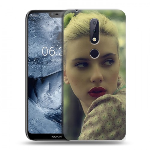 Дизайнерский силиконовый чехол для Nokia 6.1 Plus Скарлет Йохансон