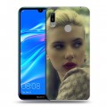 Дизайнерский пластиковый чехол для Huawei Y6 (2019) Скарлет Йохансон