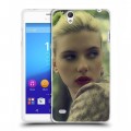 Дизайнерский пластиковый чехол для Sony Xperia C4 Скарлет Йохансон