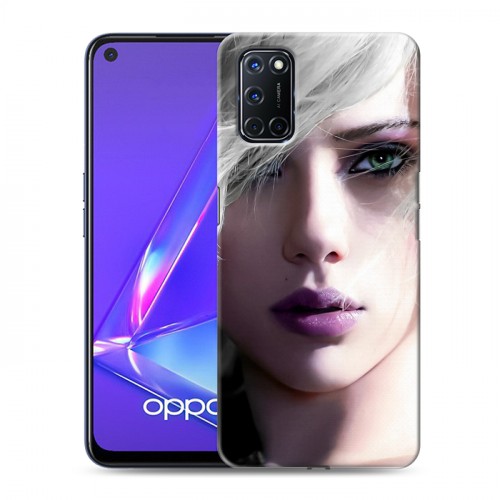 Дизайнерский пластиковый чехол для OPPO A52 Скарлет Йохансон