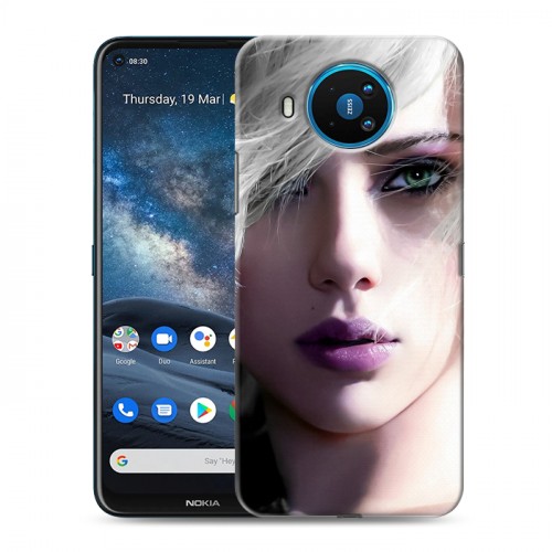 Дизайнерский силиконовый чехол для Nokia 8.3 Скарлет Йохансон