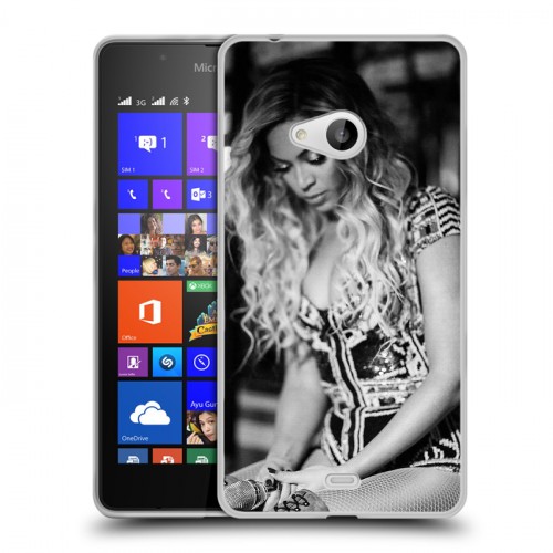 Дизайнерский пластиковый чехол для Microsoft Lumia 540 Бейонсе