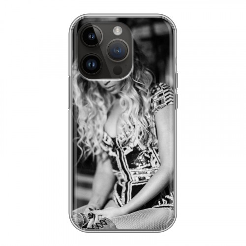 Дизайнерский силиконовый чехол для Iphone 14 Pro Бейонсе