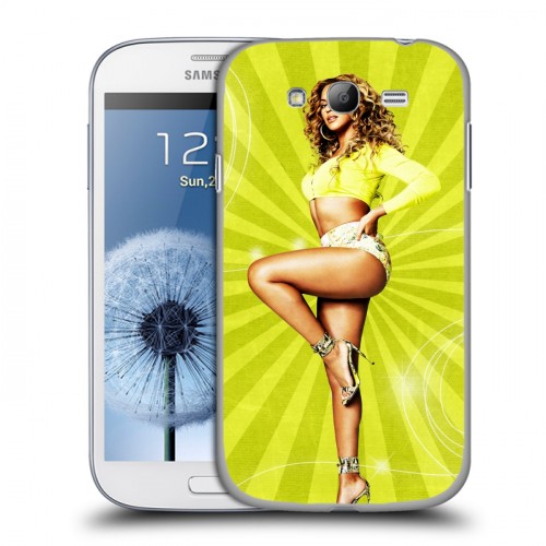 Дизайнерский пластиковый чехол для Samsung Galaxy Grand Бейонсе