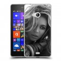 Дизайнерский пластиковый чехол для Microsoft Lumia 540 Бейонсе