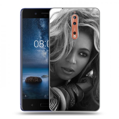 Дизайнерский пластиковый чехол для Nokia 8 Бейонсе